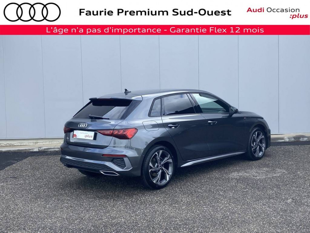 Acheter Audi A3 A3 Sportback 30 TDI 116 S tronic 7 S Line 5p occasion dans les concessions du Groupe Faurie