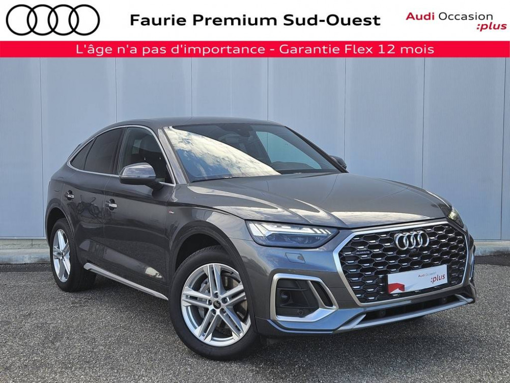Acheter Audi Q5 Q5 Sportback 40 TDI 204 S tronic 7 Quattro S line 5p occasion dans les concessions du Groupe Faurie