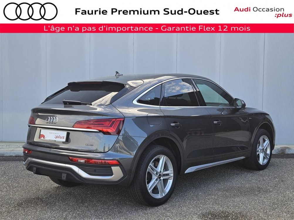 Acheter Audi Q5 Q5 Sportback 40 TDI 204 S tronic 7 Quattro S line 5p occasion dans les concessions du Groupe Faurie