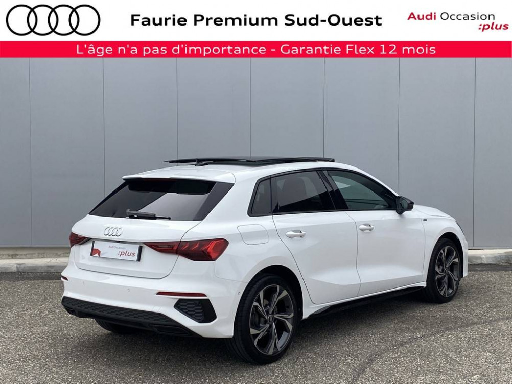 Acheter Audi A3 A3 Sportback 40 TFSIe 204 S tronic 6 S Line 5p occasion dans les concessions du Groupe Faurie