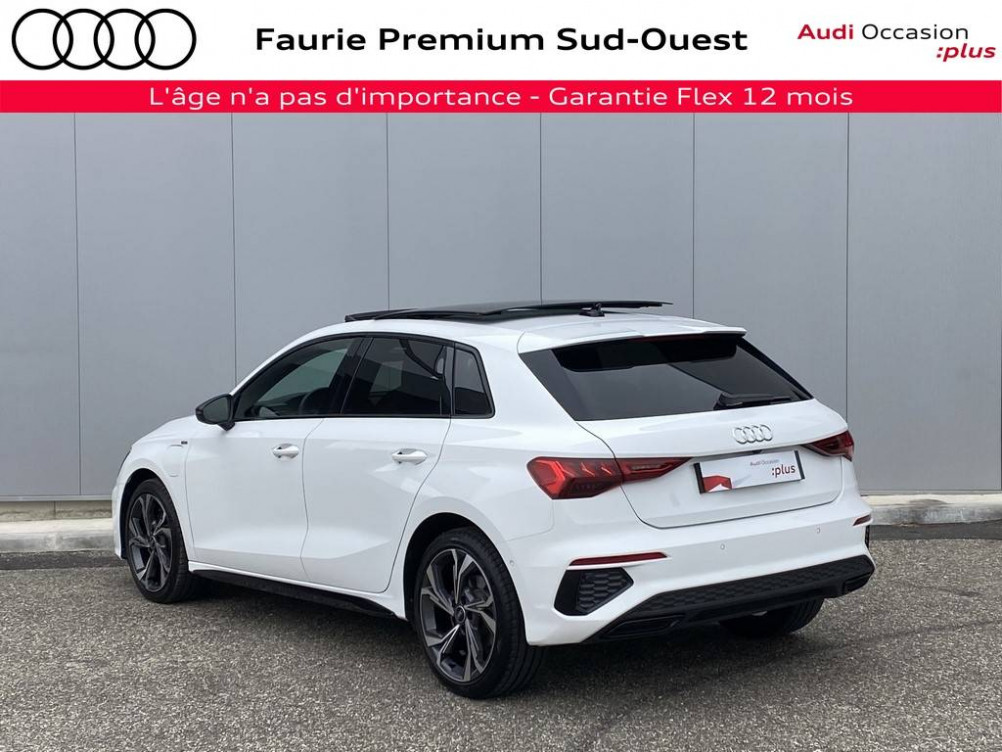 Acheter Audi A3 A3 Sportback 40 TFSIe 204 S tronic 6 S Line 5p occasion dans les concessions du Groupe Faurie