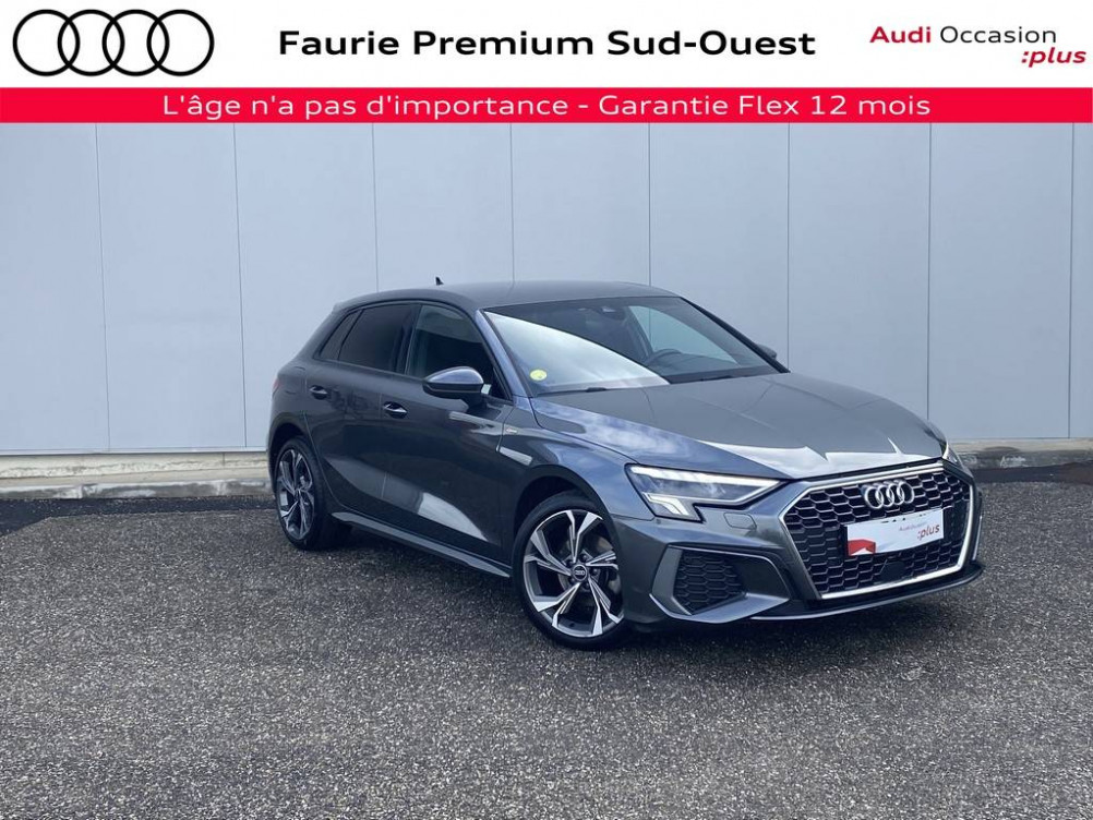 Acheter Audi A3 A3 Sportback 30 TDI 116 S tronic 7 S Line 5p occasion dans les concessions du Groupe Faurie