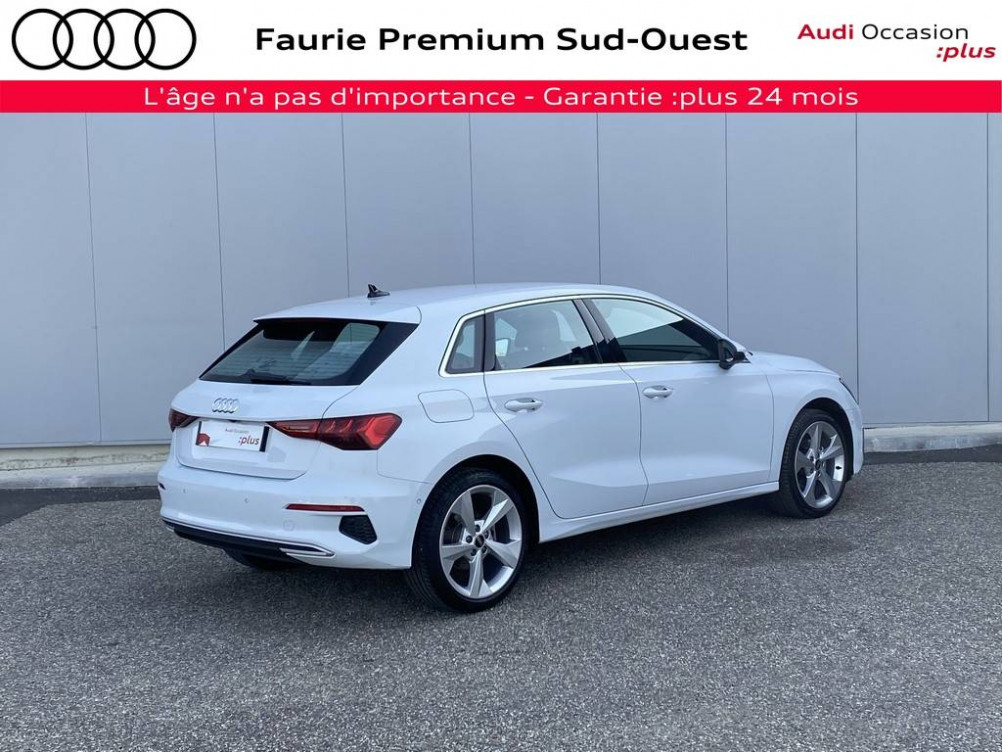 Acheter Audi A3 A3 Sportback 35 TFSI Mild Hybrid 150 S tronic 7 Avus 5p occasion dans les concessions du Groupe Faurie