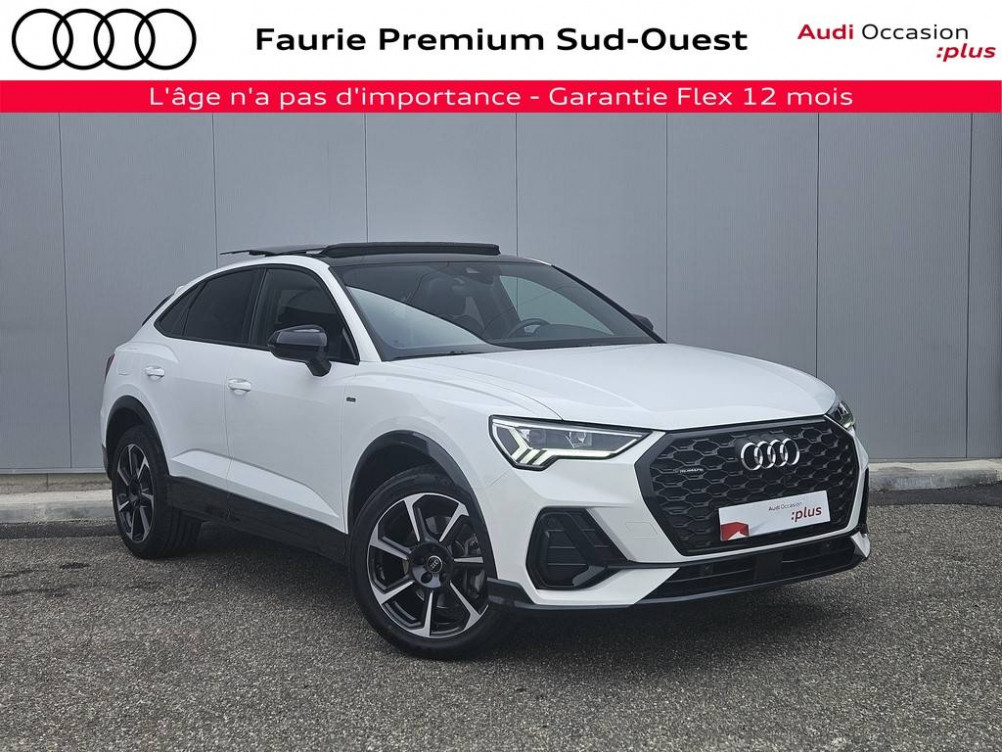 Acheter Audi Q3 Q3 Sportback 40 TDI 200 ch S tronic 7 Quattro S Edition 5p occasion dans les concessions du Groupe Faurie