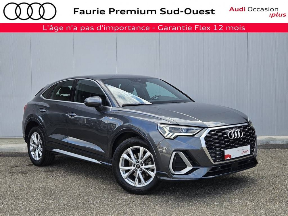 Acheter Audi Q3 Q3 Sportback 35 TDI 150 ch S tronic 7 S line 5p occasion dans les concessions du Groupe Faurie