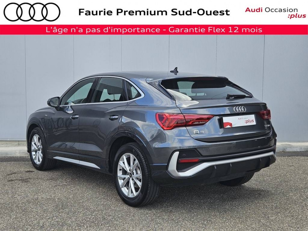 Acheter Audi Q3 Q3 Sportback 35 TDI 150 ch S tronic 7 S line 5p occasion dans les concessions du Groupe Faurie