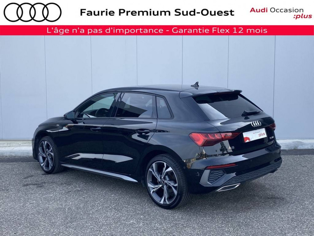 Acheter Audi A3 A3 Sportback 35 TDI 150 S tronic 7 S Line 5p occasion dans les concessions du Groupe Faurie
