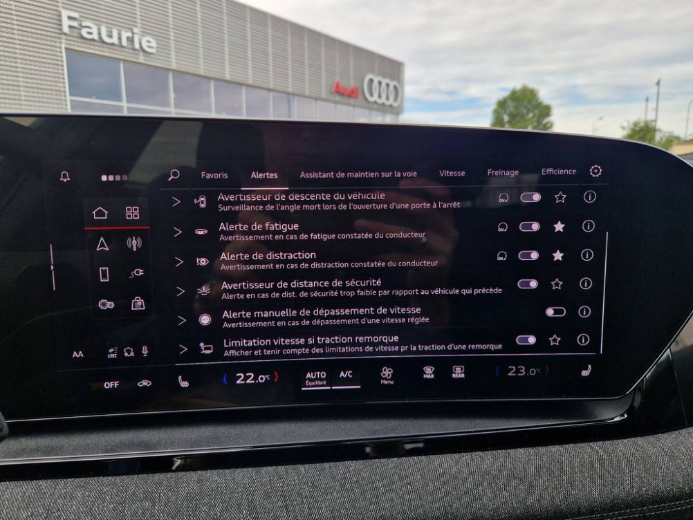 Acheter Audi Q6 E-TRON Q6 e-tron 306 ch 100 kWh performance S line 5p neuf dans les concessions du Groupe Faurie