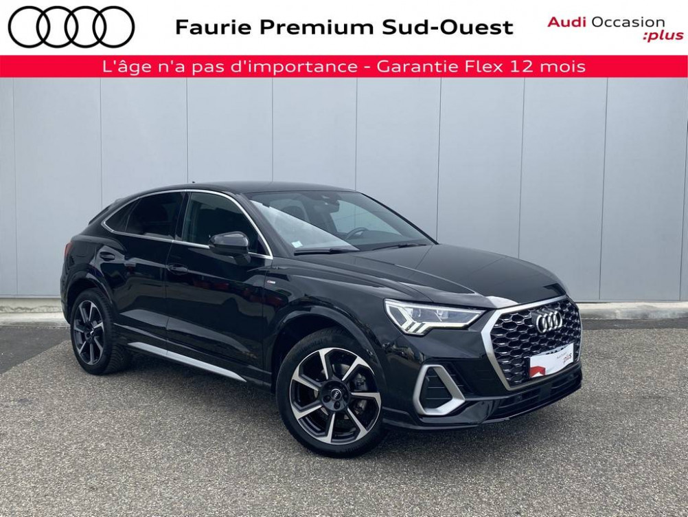 Acheter Audi Q3 Q3 Sportback 35 TDI 150 ch S tronic 7 S line 5p occasion dans les concessions du Groupe Faurie