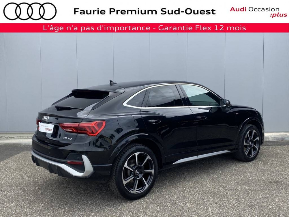 Acheter Audi Q3 Q3 Sportback 35 TDI 150 ch S tronic 7 S line 5p occasion dans les concessions du Groupe Faurie
