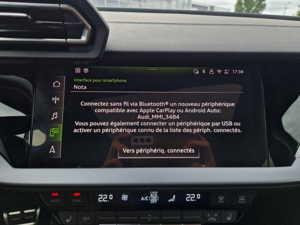 Acheter Audi A3 A3 Sportback TFSI e Hybride rechargeable 272 S tronic 6 S line 5p neuf dans les concessions du Groupe Faurie