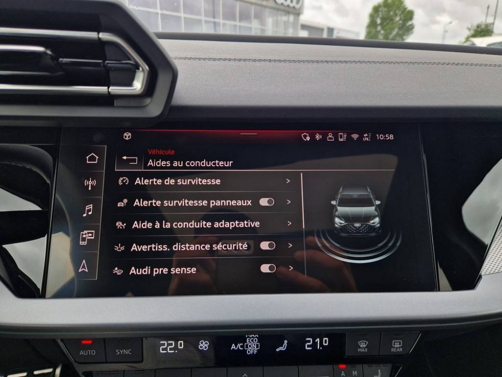 Acheter Audi A3 A3 Sportback TFSI e Hybride rechargeable 272 S tronic 6 S line 5p neuf dans les concessions du Groupe Faurie