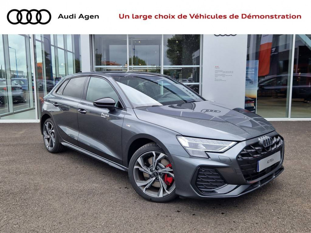 Acheter Audi A3 A3 Sportback TFSI e Hybride rechargeable 272 S tronic 6 S line 5p neuf dans les concessions du Groupe Faurie