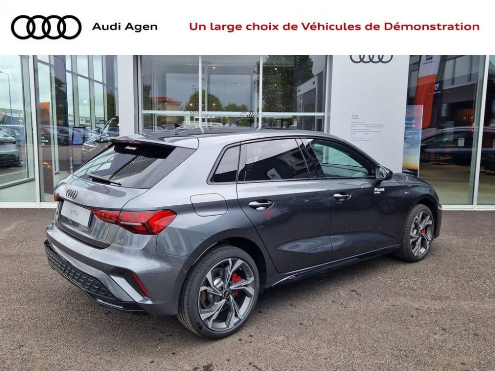Acheter Audi A3 A3 Sportback TFSI e Hybride rechargeable 272 S tronic 6 S line 5p neuf dans les concessions du Groupe Faurie
