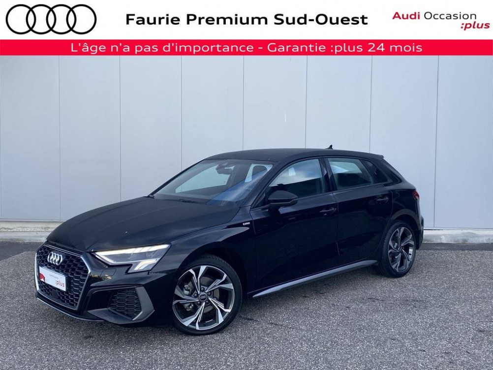 Acheter Audi A3 A3 Sportback 35 TFSI Mild Hybrid 150 S tronic 7 S line 5p occasion dans les concessions du Groupe Faurie