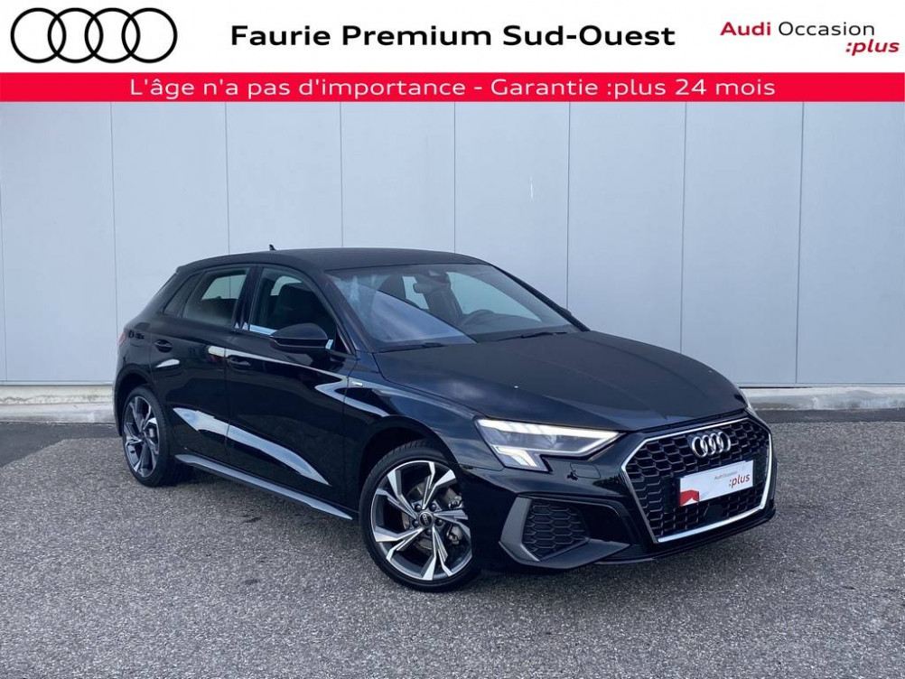 Acheter Audi A3 A3 Sportback 35 TFSI Mild Hybrid 150 S tronic 7 S line 5p occasion dans les concessions du Groupe Faurie