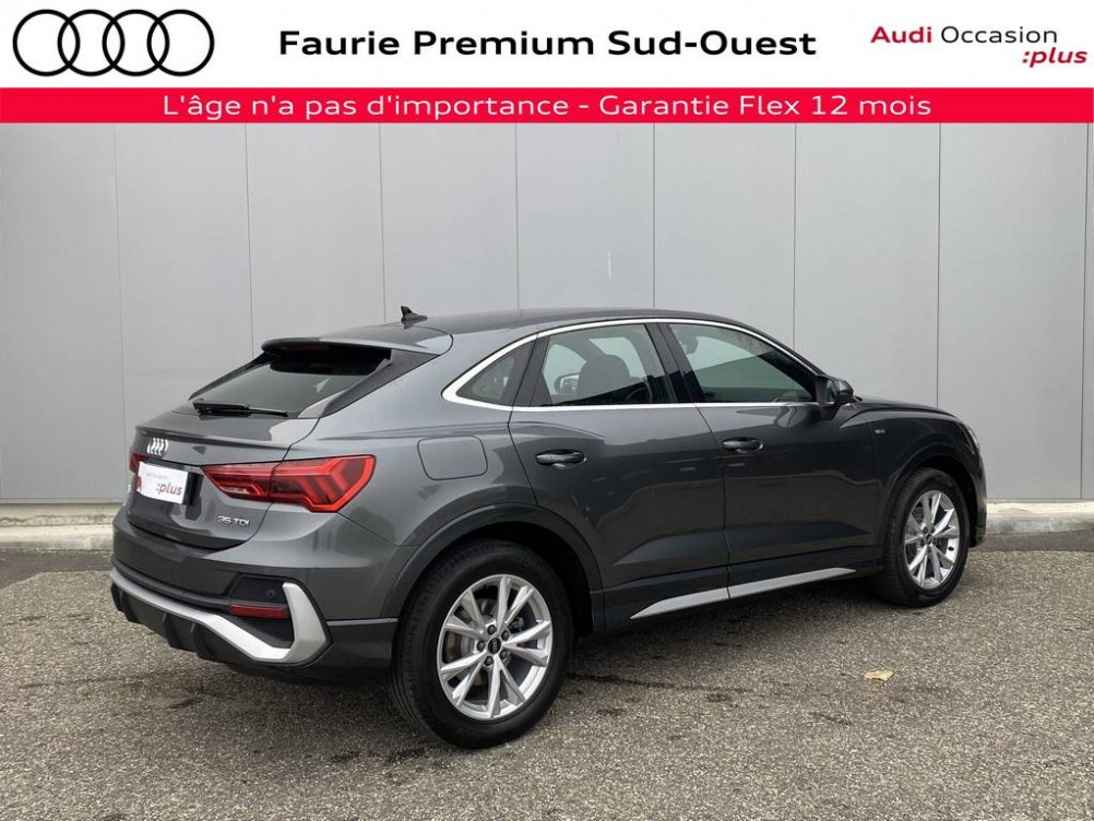 Acheter Audi Q3 Q3 Sportback 35 TDI 150 ch S tronic 7 S line 5p occasion dans les concessions du Groupe Faurie