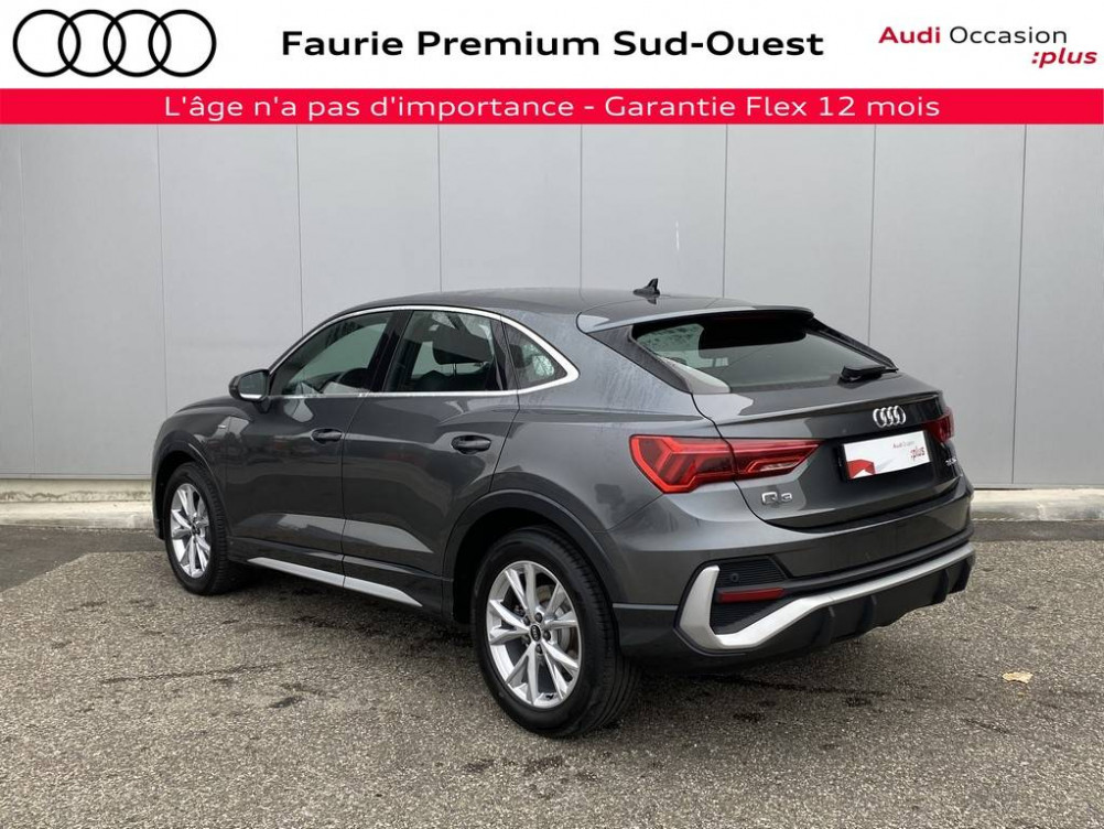 Acheter Audi Q3 Q3 Sportback 35 TDI 150 ch S tronic 7 S line 5p occasion dans les concessions du Groupe Faurie