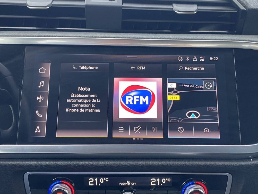 Acheter Audi Q3 Q3 35 TDI 150 ch S tronic 7 Design Luxe 5p occasion dans les concessions du Groupe Faurie