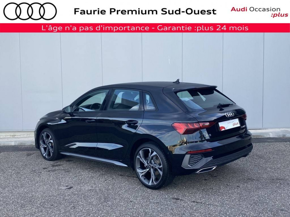 Acheter Audi A3 A3 Sportback 35 TFSI Mild Hybrid 150 S tronic 7 S line 5p occasion dans les concessions du Groupe Faurie