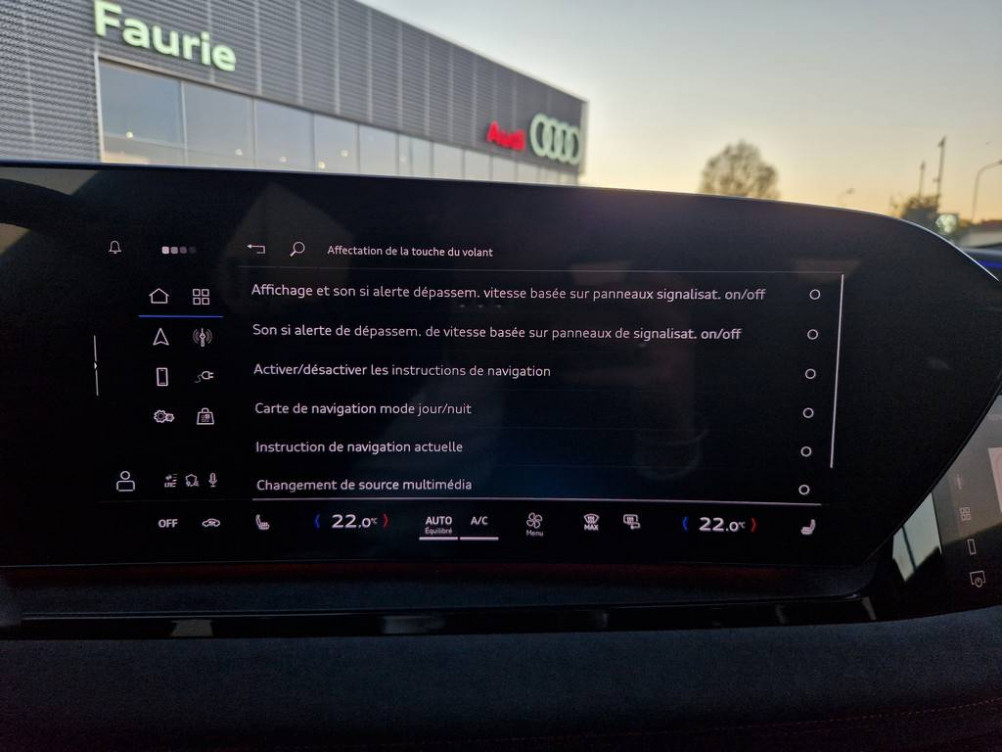 Acheter Audi Q6 E-TRON SQ6 e-tron Sportback 489 ch 100 kWh quattro SQ6 5p neuf dans les concessions du Groupe Faurie