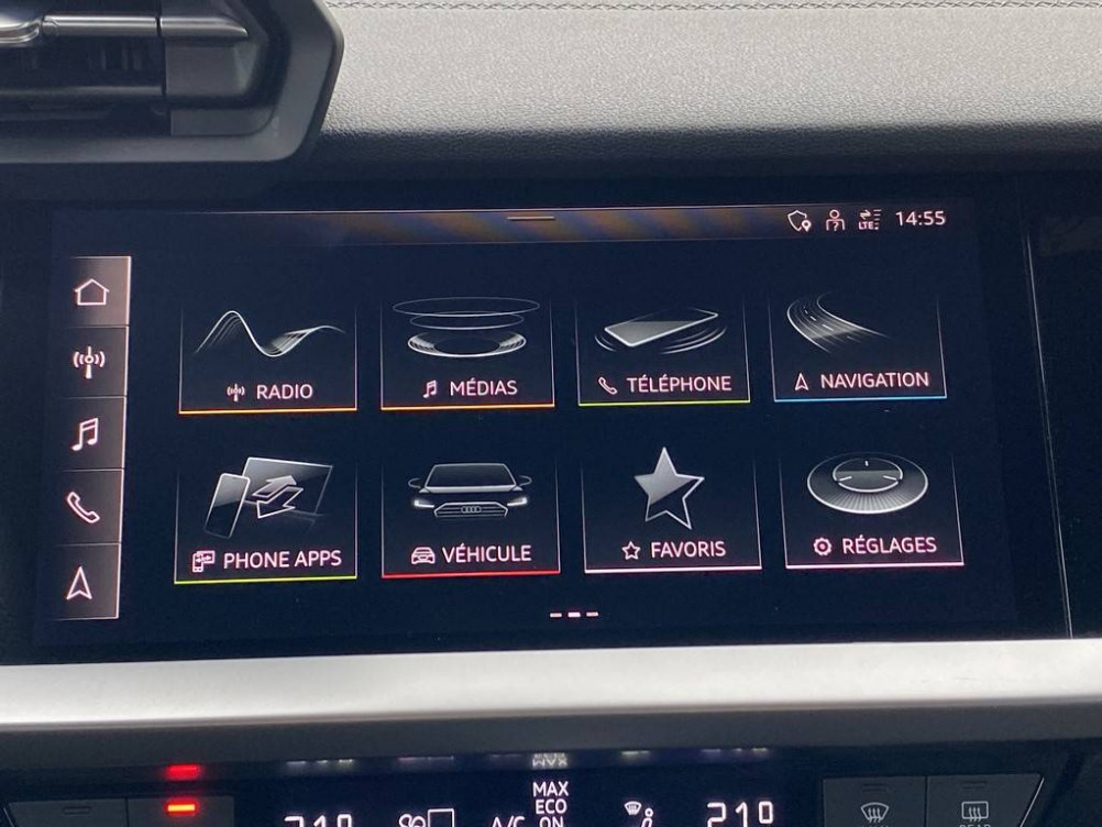 Acheter Audi A3 A3 Sportback 35 TFSI Mild Hybrid 150 S tronic 7 S Line 5p occasion dans les concessions du Groupe Faurie