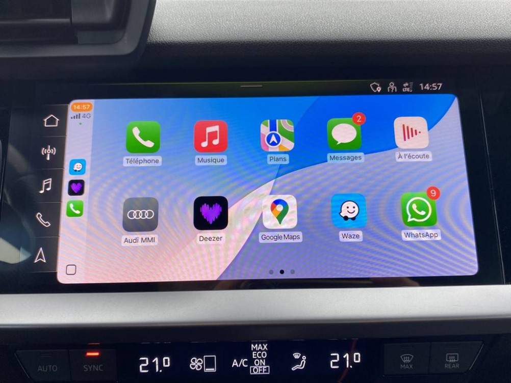 Acheter Audi A3 A3 Sportback 35 TFSI Mild Hybrid 150 S tronic 7 S Line 5p occasion dans les concessions du Groupe Faurie