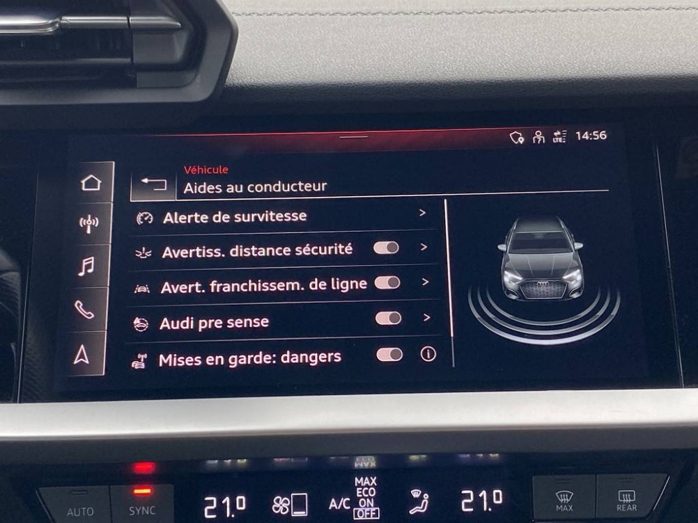 Acheter Audi A3 A3 Sportback 35 TFSI Mild Hybrid 150 S tronic 7 S Line 5p occasion dans les concessions du Groupe Faurie