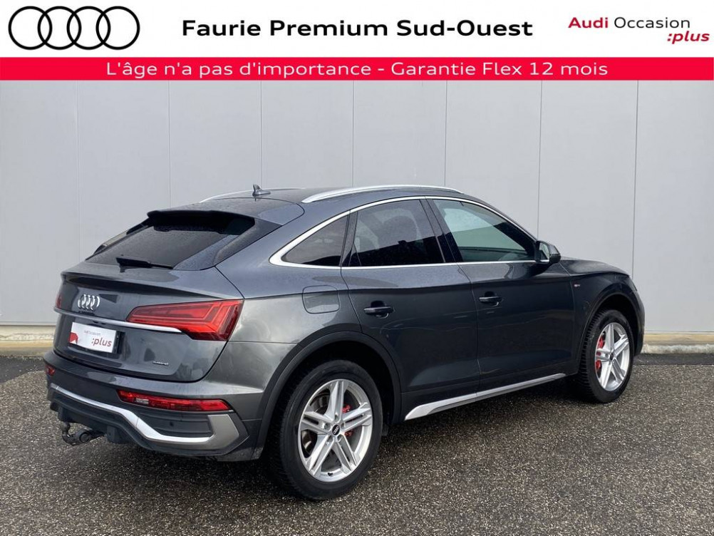 Acheter Audi Q5 Q5 Sportback 55 TFSIe 367 S tronic 7 Quattro S line 5p occasion dans les concessions du Groupe Faurie