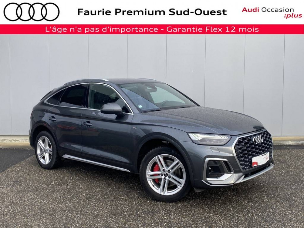 Acheter Audi Q5 Q5 Sportback 55 TFSIe 367 S tronic 7 Quattro S line 5p occasion dans les concessions du Groupe Faurie
