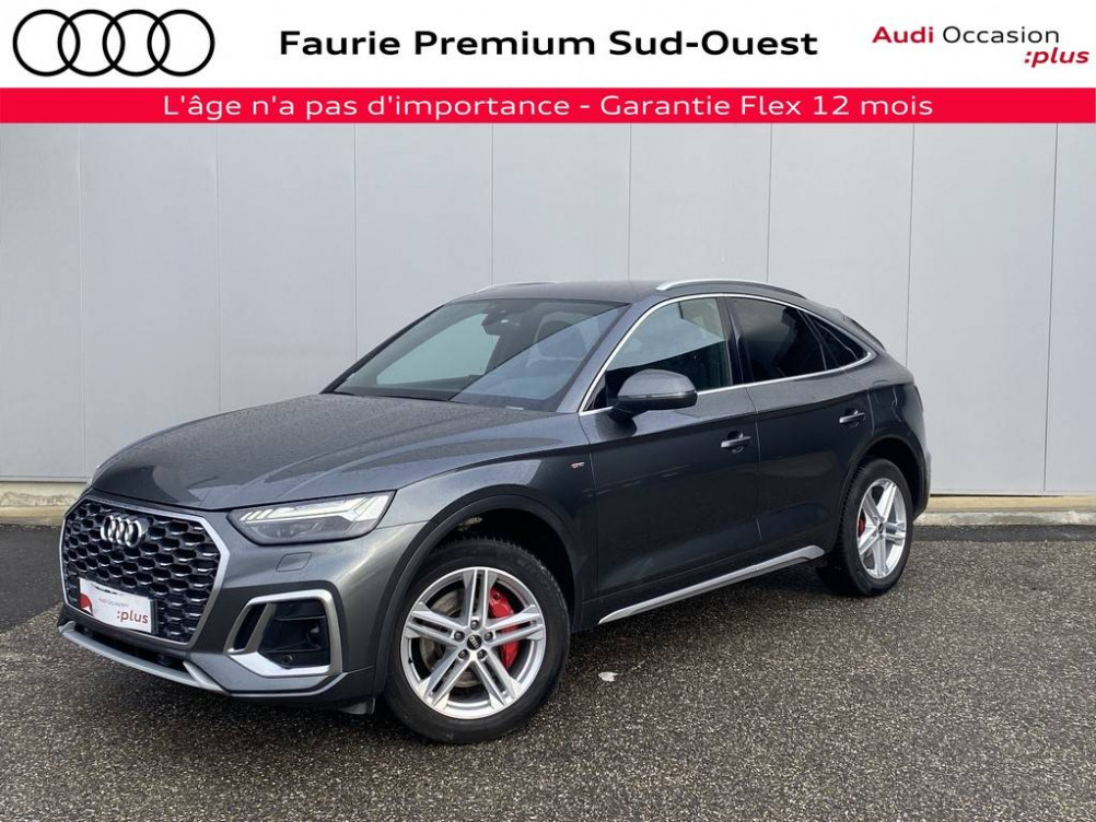Acheter Audi Q5 Q5 Sportback 55 TFSIe 367 S tronic 7 Quattro S line 5p occasion dans les concessions du Groupe Faurie