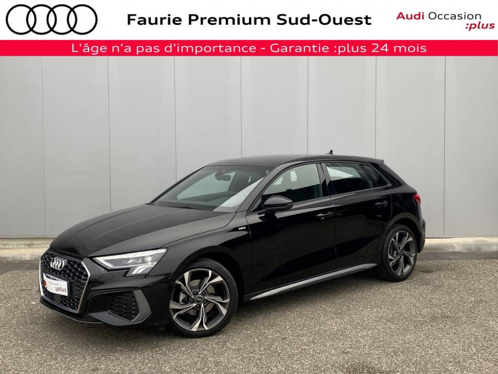 Acheter Audi A3 A3 Sportback 35 TDI 150 S tronic 7 S Line 5p occasion dans les concessions du Groupe Faurie