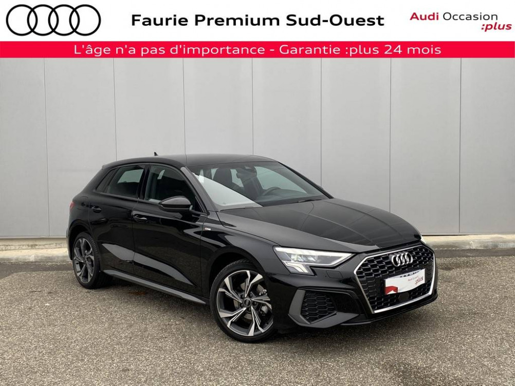Acheter Audi A3 A3 Sportback 35 TDI 150 S tronic 7 S Line 5p occasion dans les concessions du Groupe Faurie