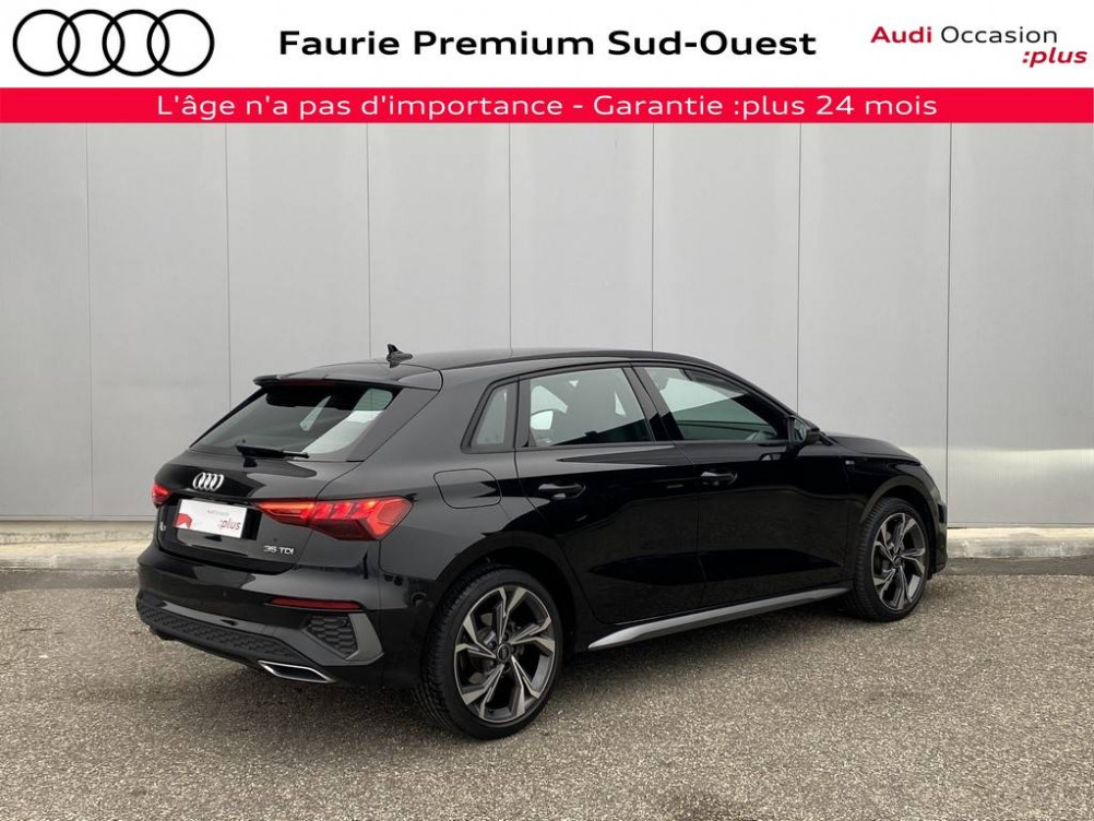 Acheter Audi A3 A3 Sportback 35 TDI 150 S tronic 7 S Line 5p occasion dans les concessions du Groupe Faurie