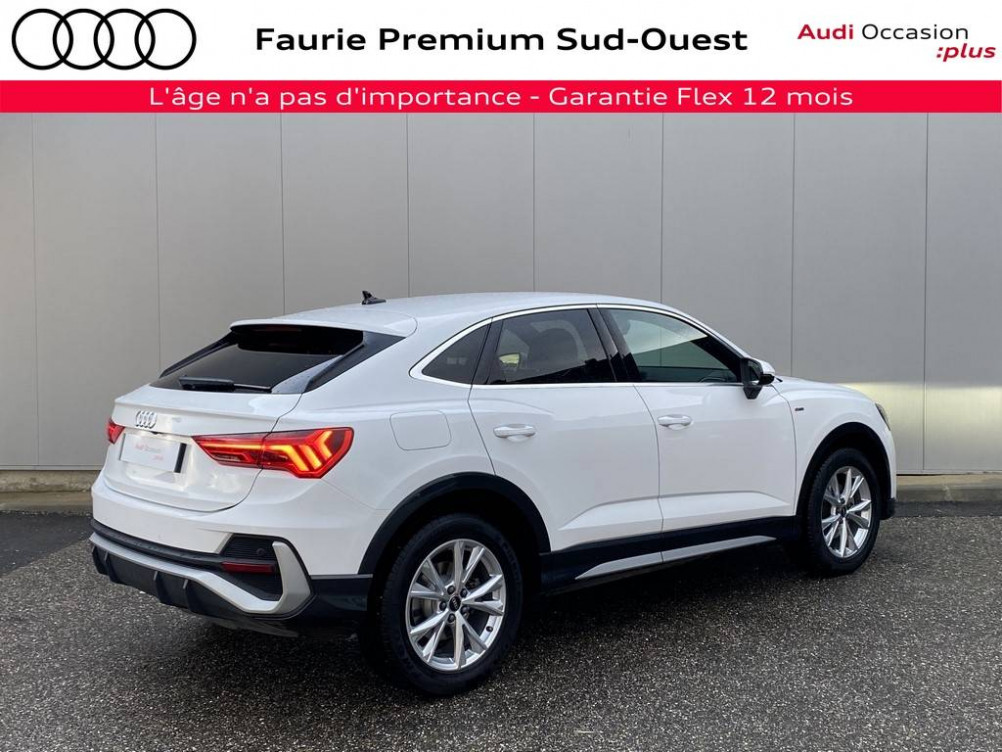 Acheter Audi Q3 Q3 Sportback 35 TDI 150 ch S tronic 7 S line 5p occasion dans les concessions du Groupe Faurie