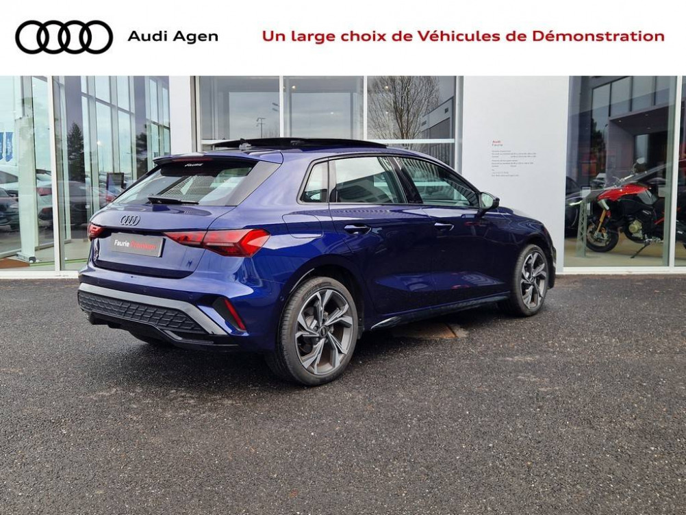 Acheter Audi A3 A3 Sportback 40 TFSI e Hybride rechargeable 204 S tronic 6 S line 5p neuf dans les concessions du Groupe Faurie