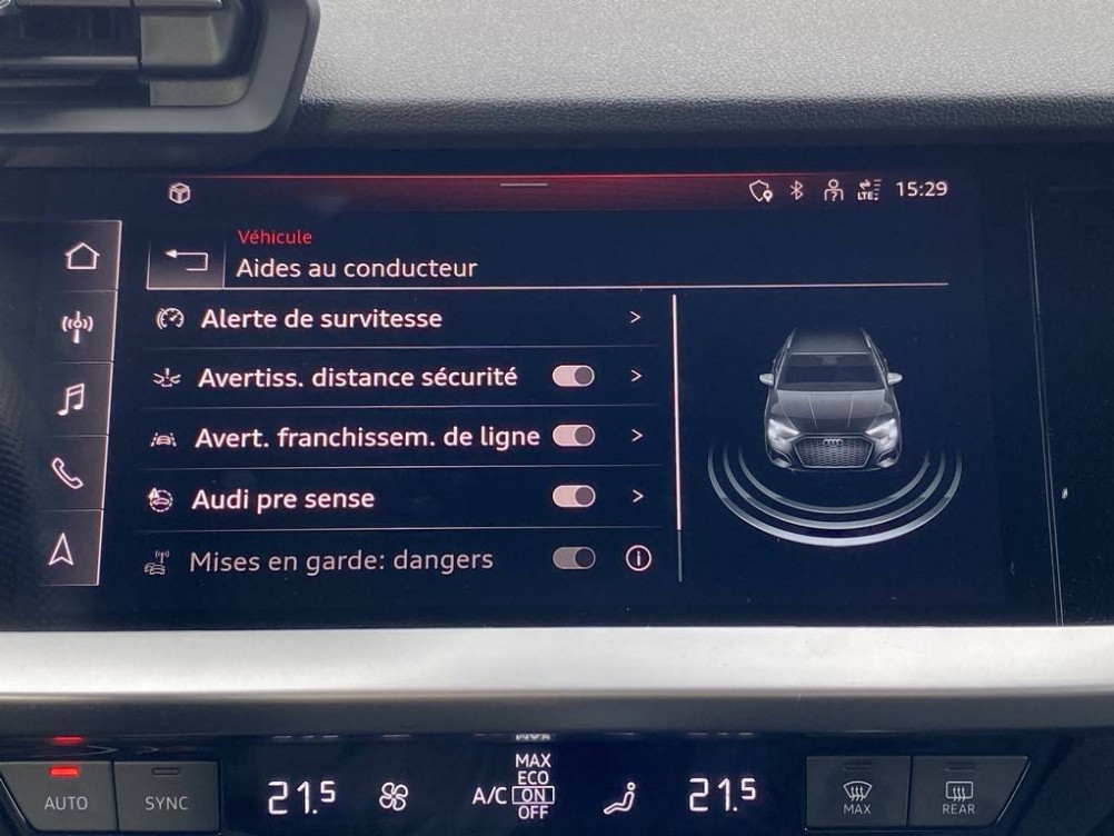 Acheter Audi A3 A3 Sportback 40 TFSIe 204 S tronic 6 S Line 5p occasion dans les concessions du Groupe Faurie