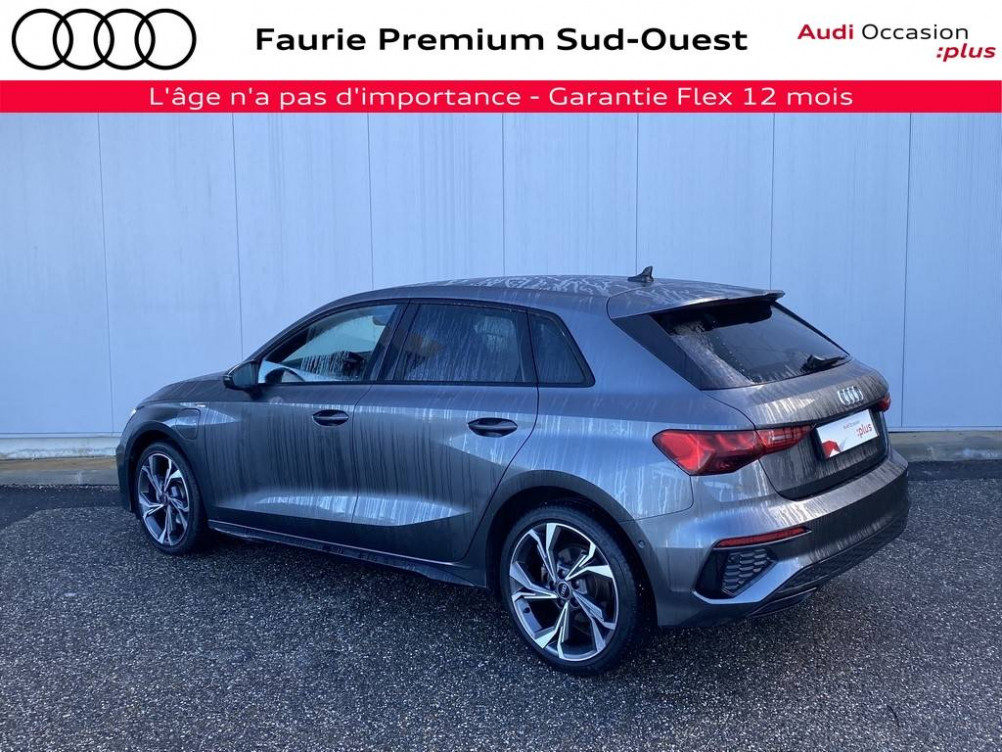 Acheter Audi A3 A3 Sportback 40 TFSIe 204 S tronic 6 S Line 5p occasion dans les concessions du Groupe Faurie
