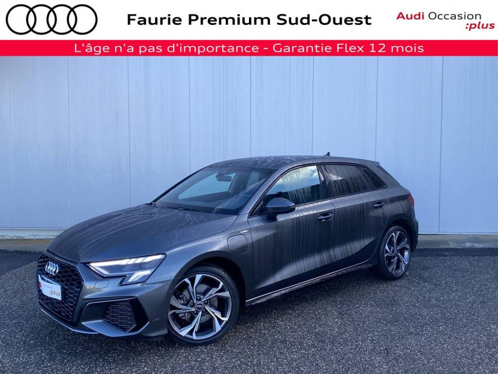 Acheter Audi A3 A3 Sportback 40 TFSIe 204 S tronic 6 S Line 5p occasion dans les concessions du Groupe Faurie