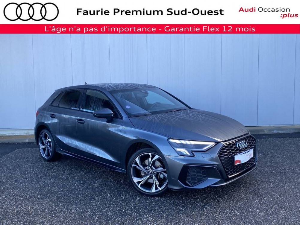 Acheter Audi A3 A3 Sportback 40 TFSIe 204 S tronic 6 S Line 5p occasion dans les concessions du Groupe Faurie