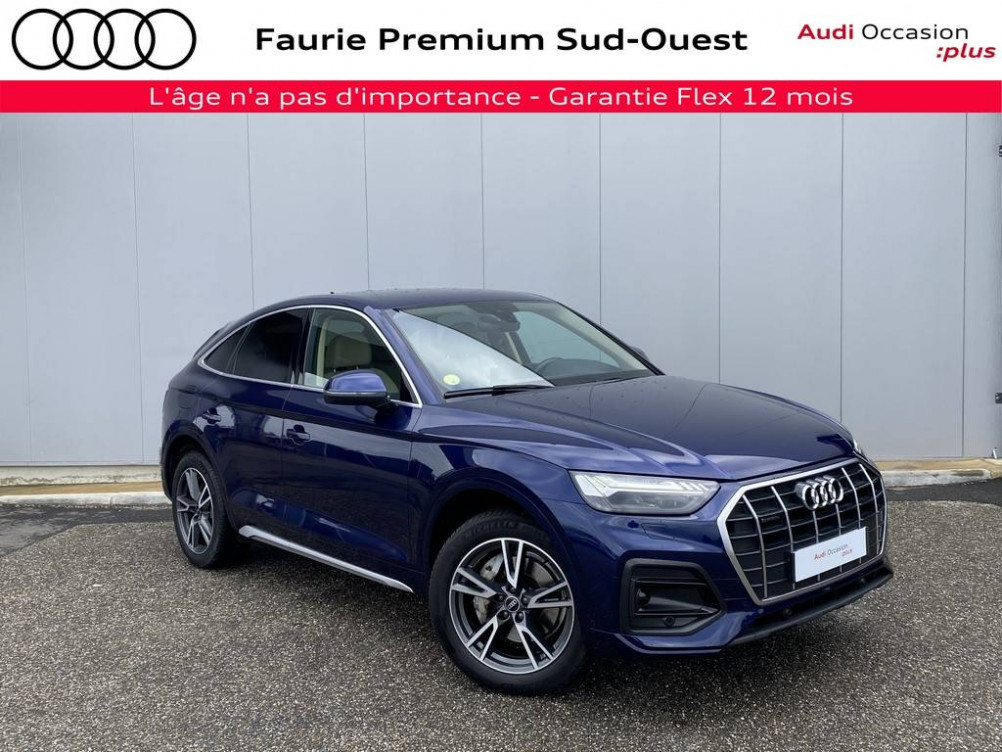 Acheter Audi Q5 Q5 Sportback 40 TDI 204 S tronic 7 Quattro Avus 5p occasion dans les concessions du Groupe Faurie