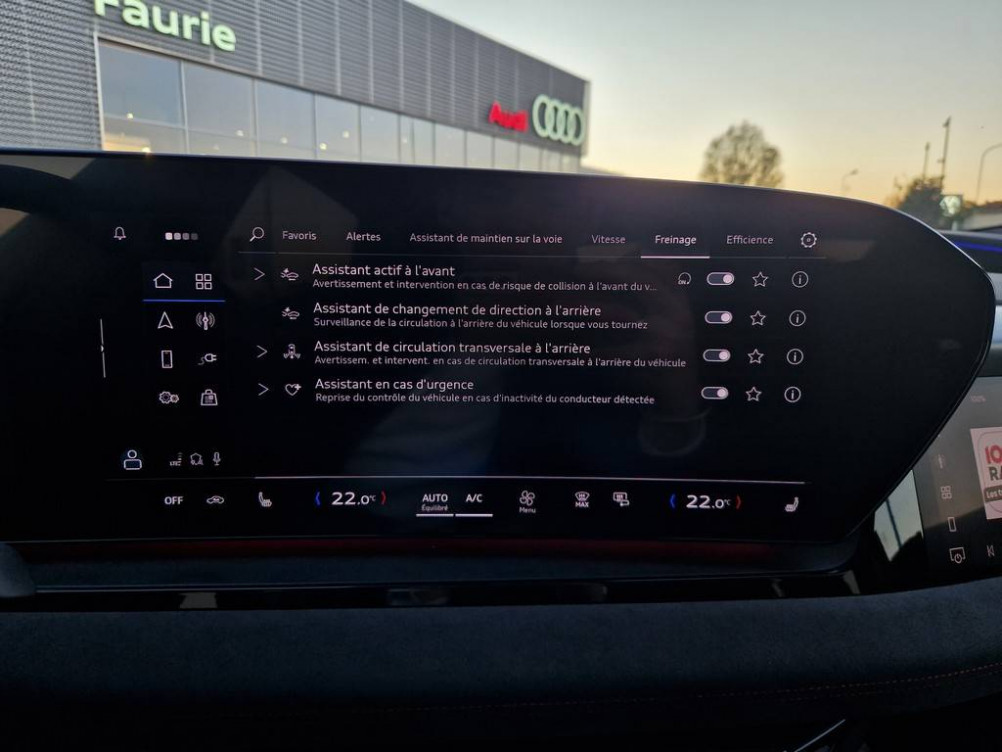 Acheter Audi Q6 E-TRON SQ6 e-tron Sportback 489 ch 100 kWh quattro SQ6 5p neuf dans les concessions du Groupe Faurie