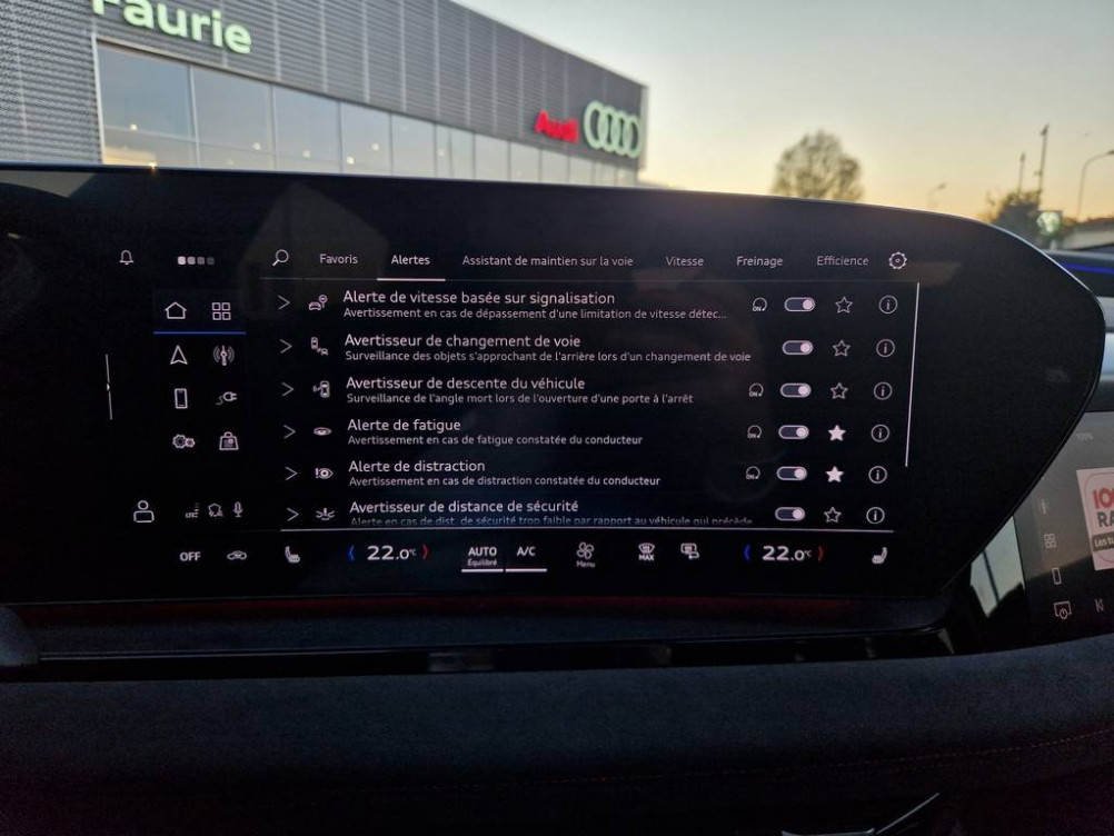 Acheter Audi Q6 E-TRON SQ6 e-tron Sportback 489 ch 100 kWh quattro SQ6 5p neuf dans les concessions du Groupe Faurie