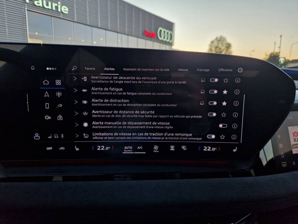 Acheter Audi Q6 E-TRON SQ6 e-tron Sportback 489 ch 100 kWh quattro SQ6 5p neuf dans les concessions du Groupe Faurie