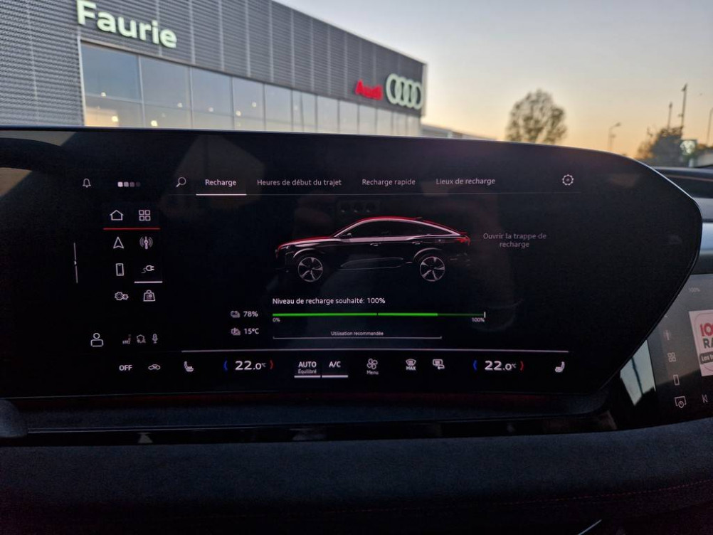 Acheter Audi Q6 E-TRON SQ6 e-tron Sportback 489 ch 100 kWh quattro SQ6 5p neuf dans les concessions du Groupe Faurie