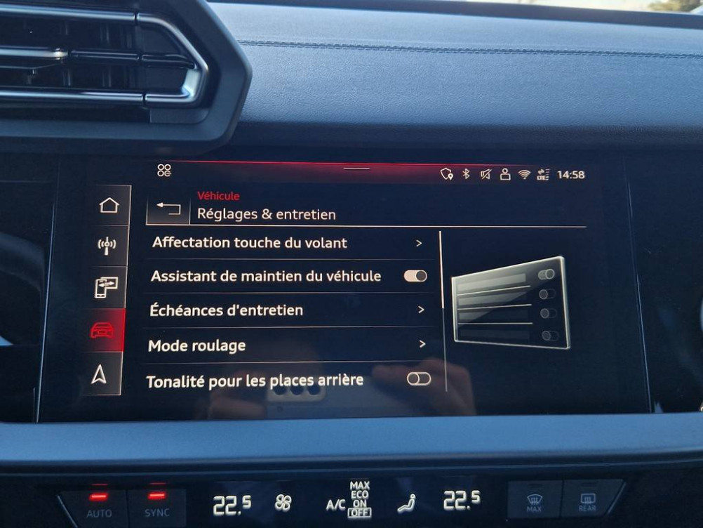 Acheter Audi A3 Sportback A3 Sportback TFSI e Hybride rechargeable 204 S tronic 6 S line 5p neuf dans les concessions du Groupe Faurie