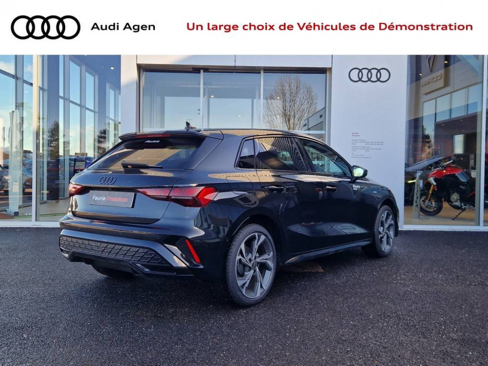 Acheter Audi A3 Sportback A3 Sportback TFSI e Hybride rechargeable 204 S tronic 6 S line 5p neuf dans les concessions du Groupe Faurie