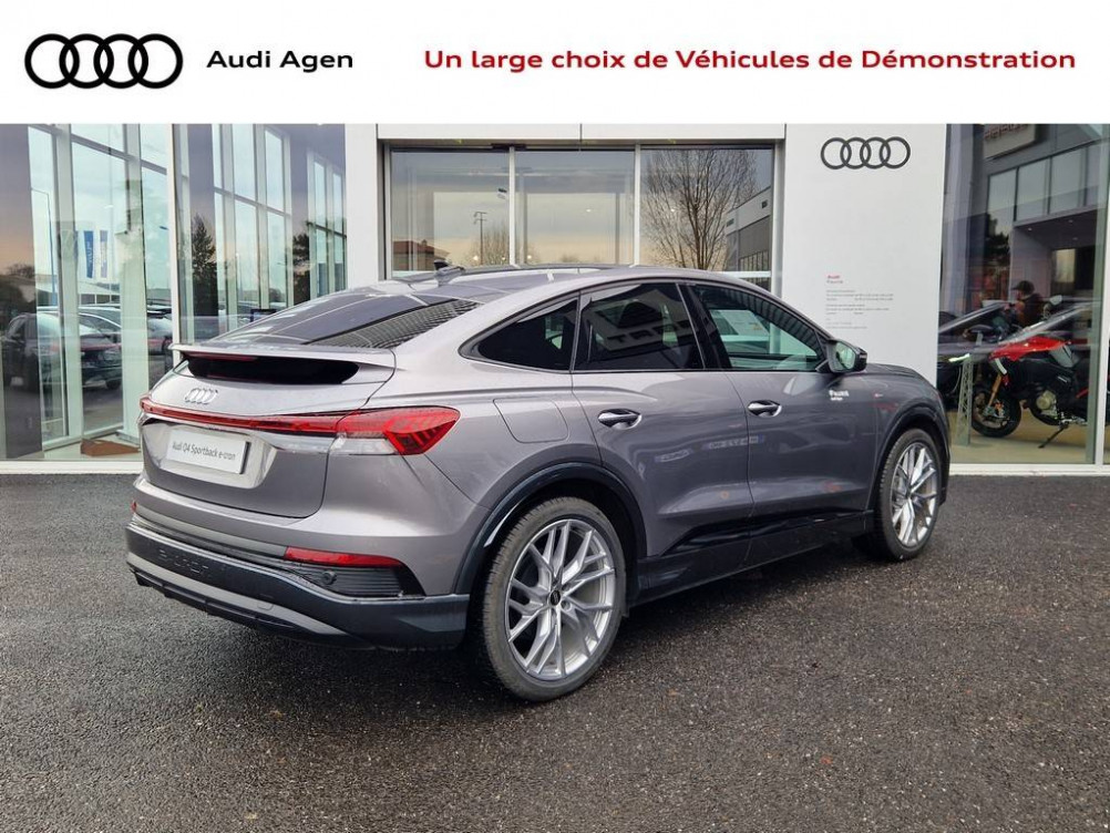 Acheter Audi Q4 Q4 e-tron Sportback 45 285 ch 82 kWh S line 5p neuf dans les concessions du Groupe Faurie