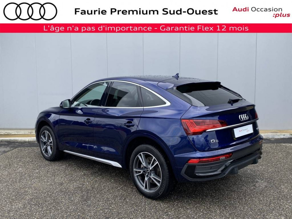 Acheter Audi Q5 Q5 Sportback 40 TDI 204 S tronic 7 Quattro Avus 5p occasion dans les concessions du Groupe Faurie