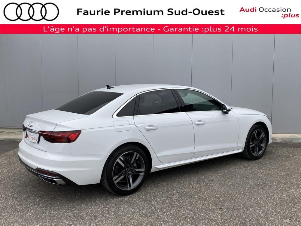 Acheter Audi A4 A4 35 TFSI 150 S tronic 7 Avus 4p occasion dans les concessions du Groupe Faurie